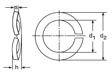DIN 128 шайбы стопорные
