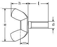 DIN 316 винт-барашек