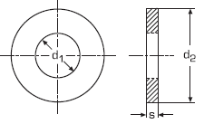 DIN 7349 Шайба плоская увеличенная, усиленная