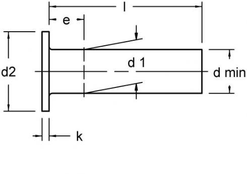 DIN 7338 Заклепка пустотелая
