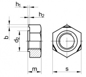 DIN 929 Гайка приварная