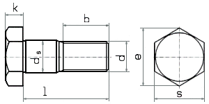 DIN 609 Болт призонный