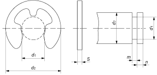 DIN 6799 Шайба упорная быстросъёмная